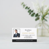 エステート実在プロフェッショナル写真の追加 名刺 (スタンド正面)