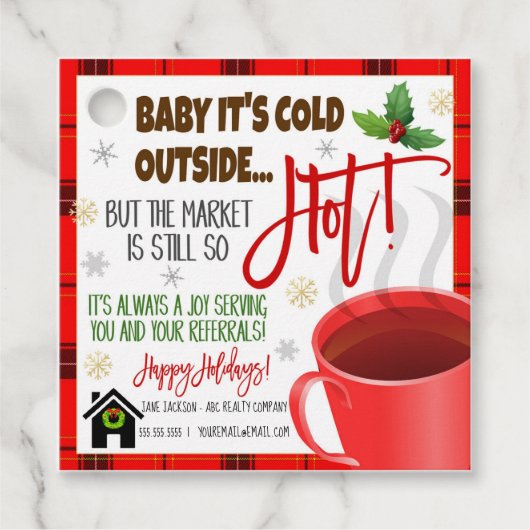 エステート実在ホットマーケットラベル フェイバータグ (正面)