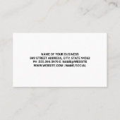 エステート実在ホームと鍵 |インテリアキッチン 名刺 (裏面)