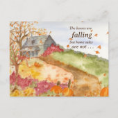 エステート実在ホームセール秋のマーケティングメーラー ポストカード (正面)