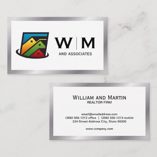 エステート実在ホーム 名刺 (正面/裏面)