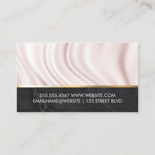 エステート実在ホーム |絹のカーテン |大理石 名刺 (裏面)