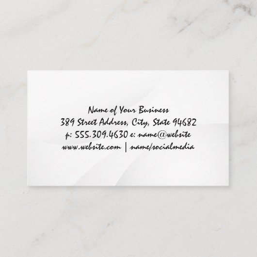 エステート実在ホーム | QRコード名刺 名刺 (裏面)