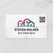 エステート実在ホーム | QRコード名刺 名刺 (正面)