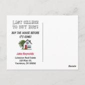 エステート実在マネントトルネード ポストカード (裏面)