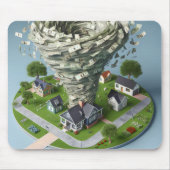 エステート実在マネントトルネード マウスパッド (正面)