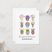 エステート実在マーケティングおめでとう住宅所有者 カード (正面/裏面インサイチュ)