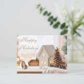 エステート実在マーケティングクリスマス葉書 シーズンポストカード (スタンド正面)