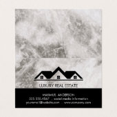 エステート実在ルーフトップマーブル 名刺 (外部フラット)