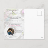 エステート実在不動産仲介業者イースター春はがき シーズンポストカード (裏面)