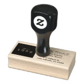 エステート実在会社のロゴの名前をカスタムするとアドレスRu ラバースタンプ (スタンプ)