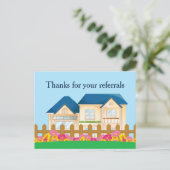 エステート実在紹介サンキューブルーハウススケッチ ポストカード (スタンド正面)