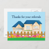 エステート実在紹介サンキューブルーハウススケッチ ポストカード (正面/裏面)