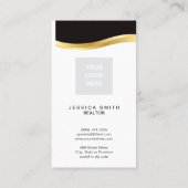 エステート実在金ゴールドスウッシュの名刺 名刺 (裏面)