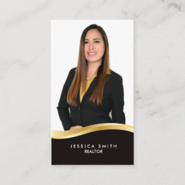 エステート実在金ゴールドスウッシュの名刺 名刺