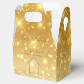 エステート実在金ゴールドスパークルおめでとうニューホーム フェイバーボックス (オープン)