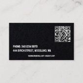 🏘️エステート実在QRプレミアム買を収納 名刺 (裏面)