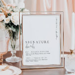 エステール モダン ミニマル シグネチャードリンク サイン<br><div class="desc">このシグネチャードリンク メニュー サインは、モダンなカリグラフィー スクリプト ヘディングとミニマル デザインを採用しています。スクリプト テキスト ヘディングは編集できない画像です。ヘディング画像は、任意のポスター サイズに合わせてリサイズできます。他のテキストはすべて完全に編集可能です。このデザインをより高度にカスタマイズするには、上の「カスタマイズする」ボタンを選択してください。</div>