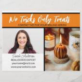 エステー実在トエージェントのオレンジのハロウィーン秋 チラシ (正面)