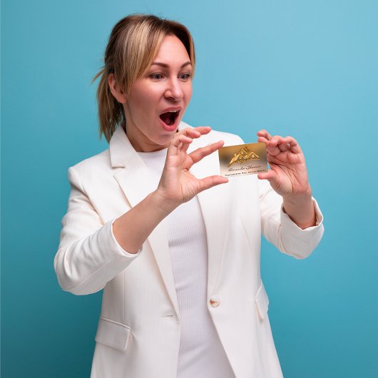 エステー実在トエージェントブローカーハウスグリッター金ゴールドハウス 名刺