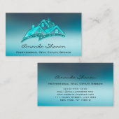 エステー実在トエージェントブローカーハウスブルーハウス 名刺 (正面/裏面)