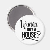 エステー実在トエージェントブローカー不動産仲介業者ハウスホームセラー マグネット (正面/裏面)