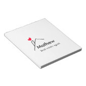 エステー実在トエージェント不動産仲介業者建築ホーム就任式 ノートパッド (アングル)