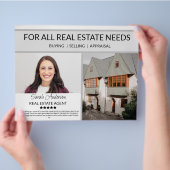 エステー実在トエージェント農業カード店の看板フライヤー チラシ (手)