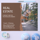 エステー実在トエージェント農業カード店の看板フライヤー チラシ (シングル)