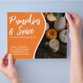 エステー実在トエージェント農業カード店の看板フライヤー チラシ (手)