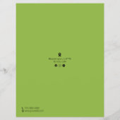 エステー実在トカスタム編集可能フライヤー チラシ (裏面)