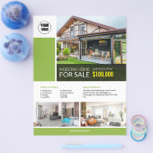 エステー実在トカスタム編集可能フライヤー チラシ (シングル)