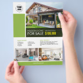 エステー実在トカスタム編集可能フライヤー チラシ (手)