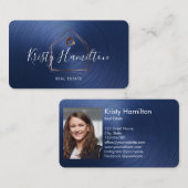エステー実在トネイビープロフェッショナルハウス不動産仲介業者写真 名刺 (正面/裏面)
