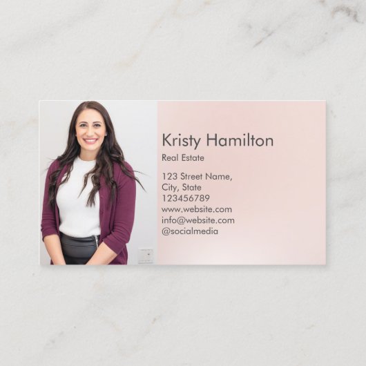 エステー実在トプロフェッショナルハウス不動産仲介業者赤面写真 名刺 (裏面)