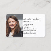 エステー実在トプロフェッショナルハウス不動産仲介業者金ゴールド写真 名刺 (裏面)