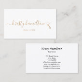 エステー実在トプロフェッショナルハウス不動産仲介業者鍵事業 名刺 (正面/裏面)