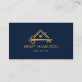 エステー実在トプロフェッショナル鍵ハウス不動産仲介業者写真 名刺 (正面)