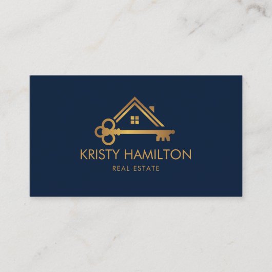 エステー実在トプロフェッショナル鍵ハウス不動産仲介業者写真 名刺 (正面)