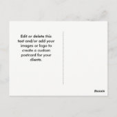 エステー実在トマーケティングはがき ポストカード (裏面)