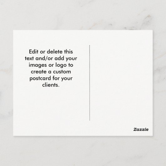 エステー実在トマーケティングはがき ポストカード (裏面)