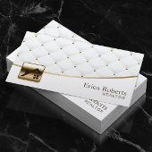 エステー実在トラグジュアリーキルテッドプロフェッショナルエージェント 名刺