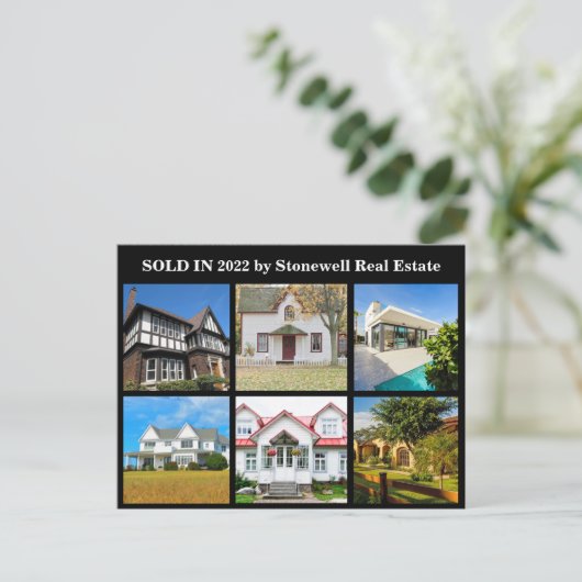 エステー実在ト会社がハウスフォトマーケティングを販売 ポストカード (スタンド正面)