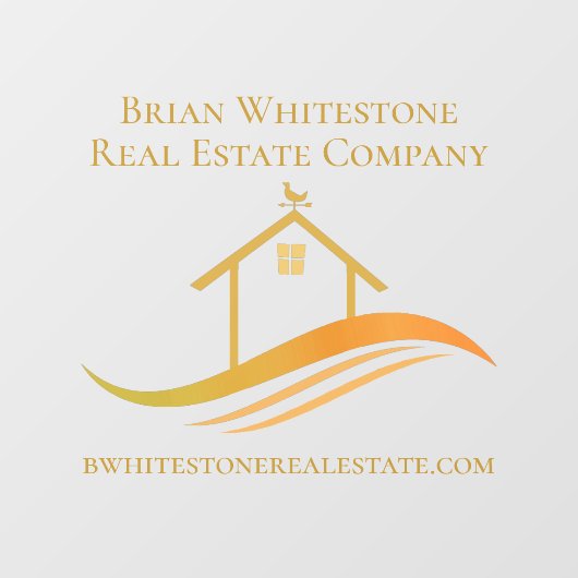 エステー実在ト会社金ゴールドハウスカスタムマーケティング ウィンドウサイン (シート)