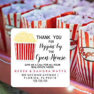 エステー実在トPOPCORNオープンハウスアナウンスメントPos Po スクエアシール