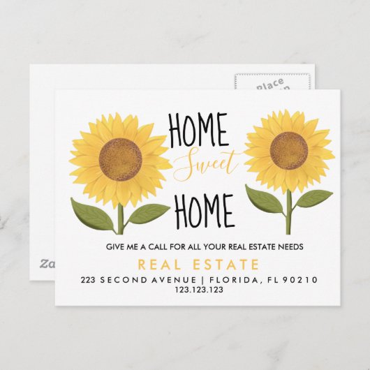 エステ実在ホームスイートホームサンフラワー 案内ポストカード (正面/裏面)