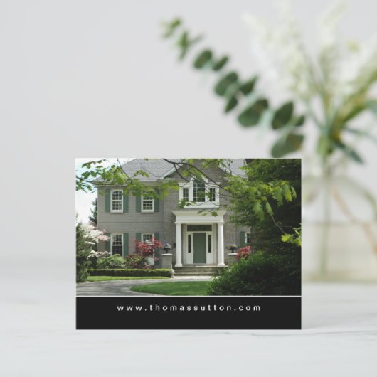 エステ実在ートはがきグリーンハフォーマルウス ポストカード (スタンド正面)