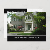 エステ実在ートはがきグリーンハフォーマルウス ポストカード (正面/裏面)