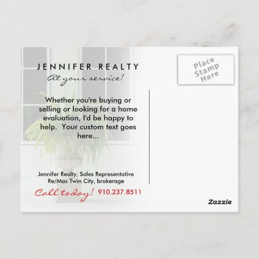 エステ実在ートはがきグリーンファーンハウス ポストカード (裏面)