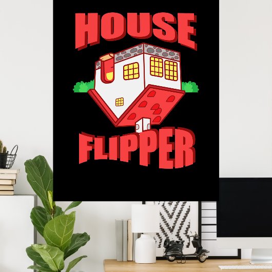 エステ実在ートエージェントハウスフリッパー ポスター (ホームオフィス)